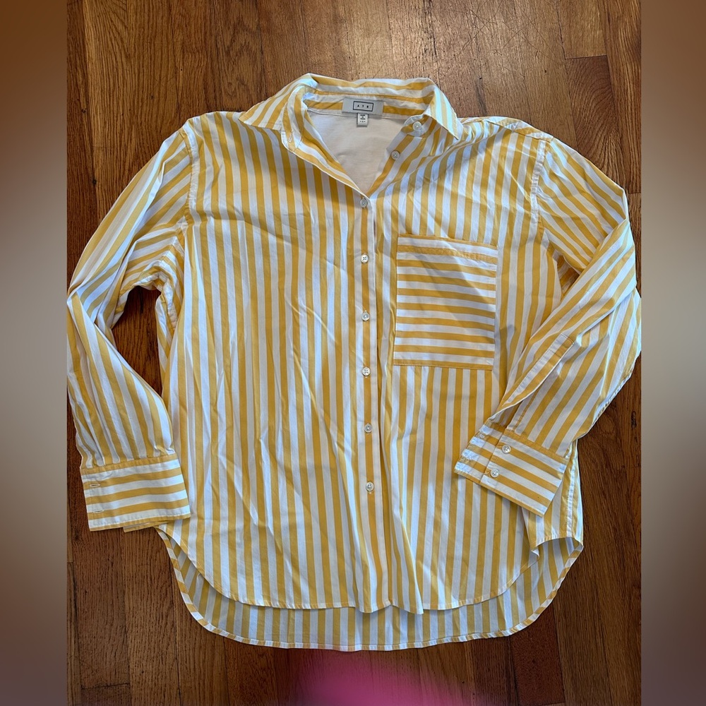 AYR The Deep End Stripe Shirt - NWOT size small